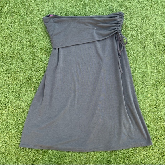 Athleta Ad Hoc Convertible Skirt/Dress Asphalt Grey Preowned casual summertime M - Picture 2 of 8